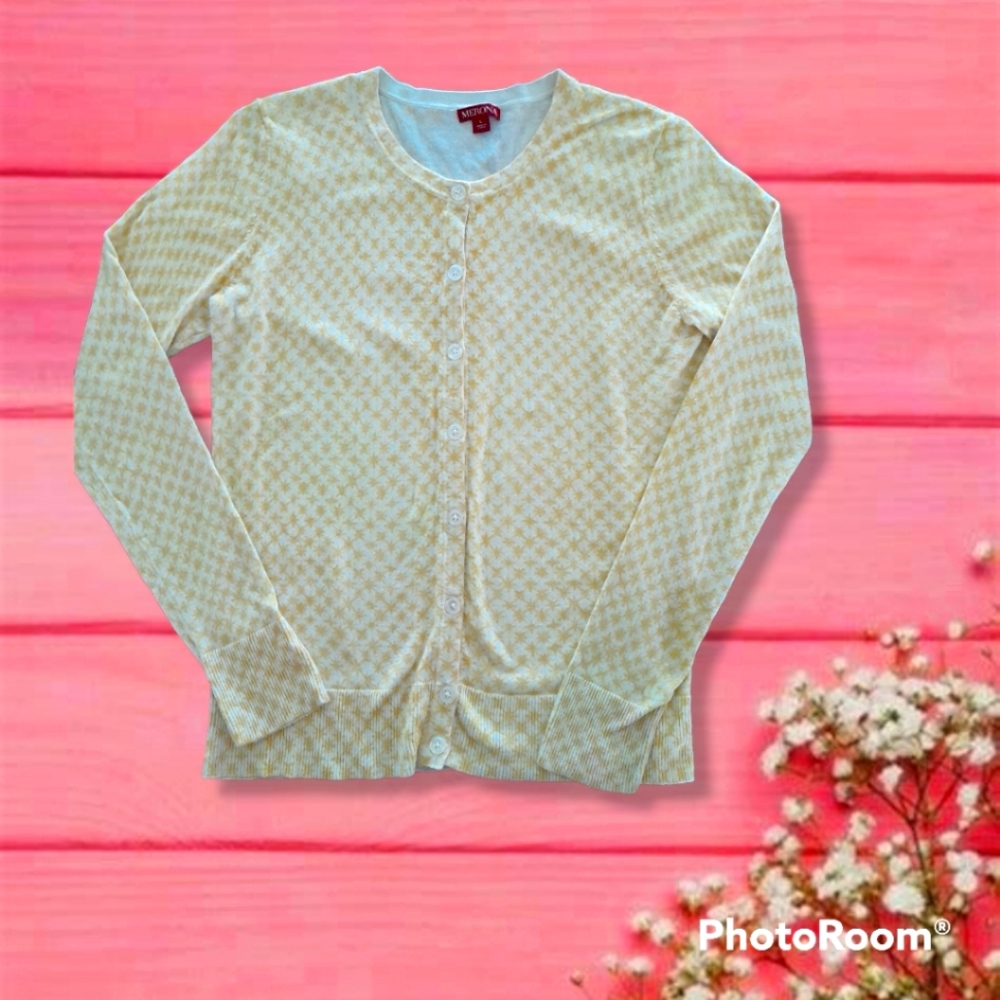 Starburst Pattern Cardigan